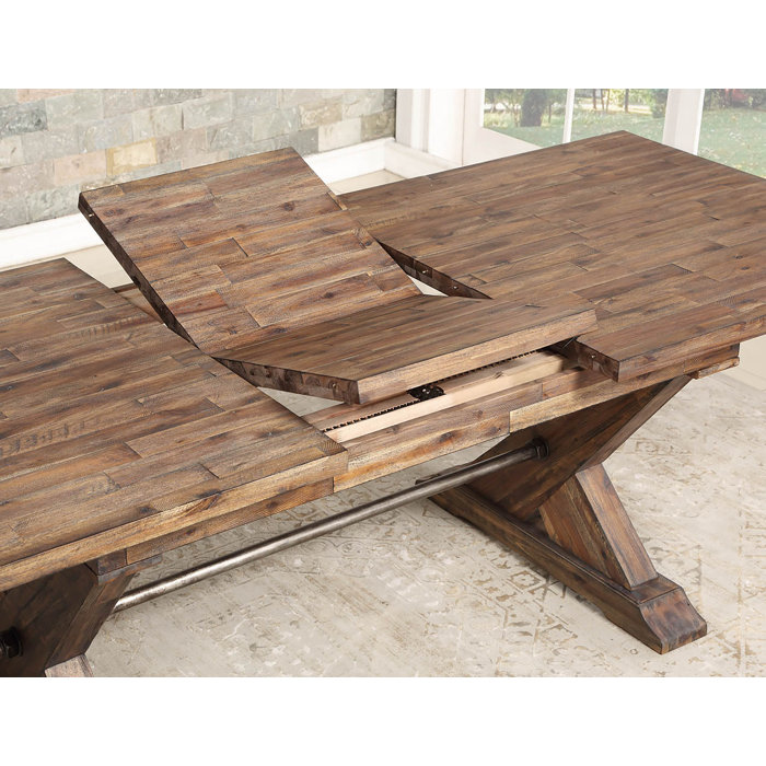 Laurel Foundry Modern Farmhouse Polito Butterfly Leaf Trestle Dining